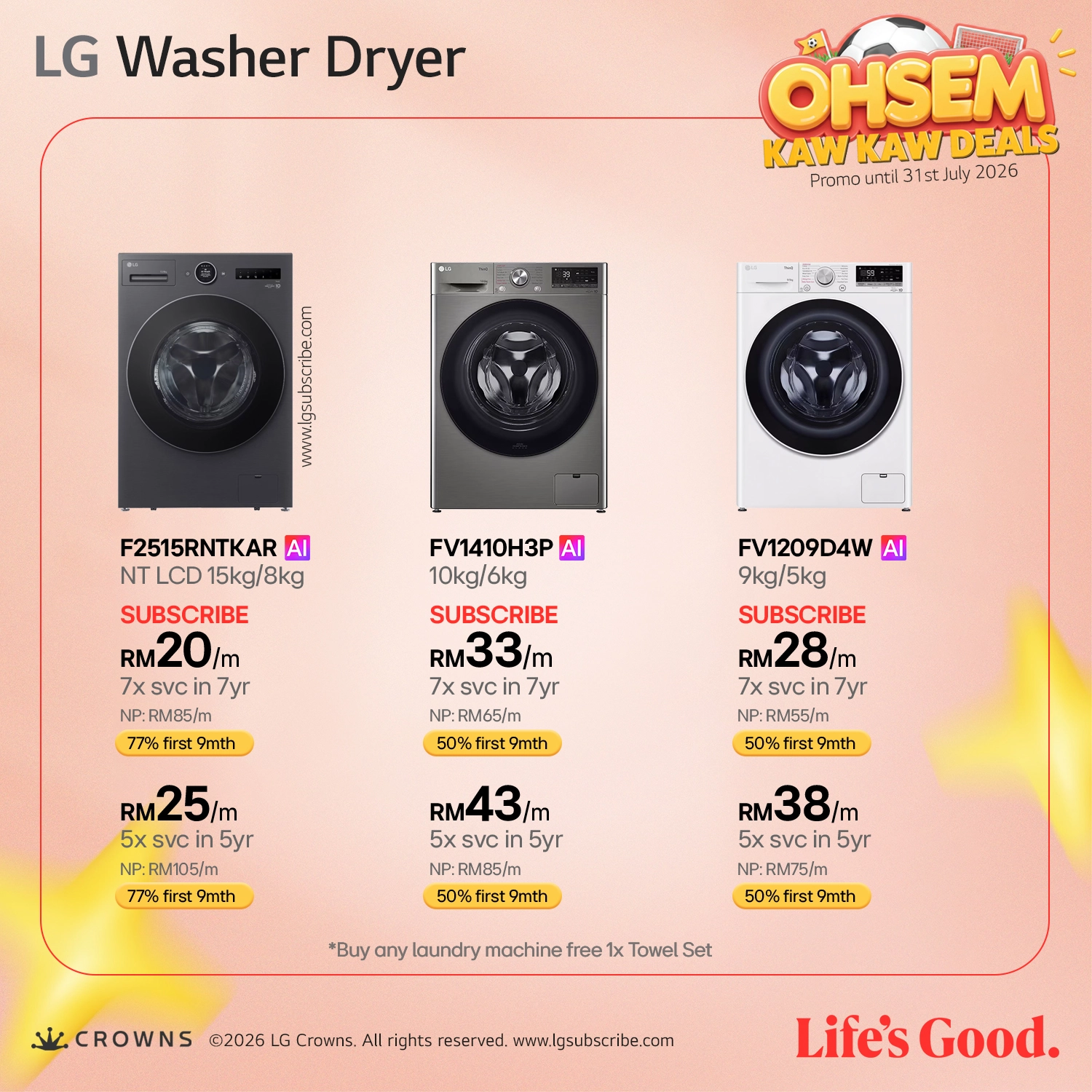 LG Washer Dryer