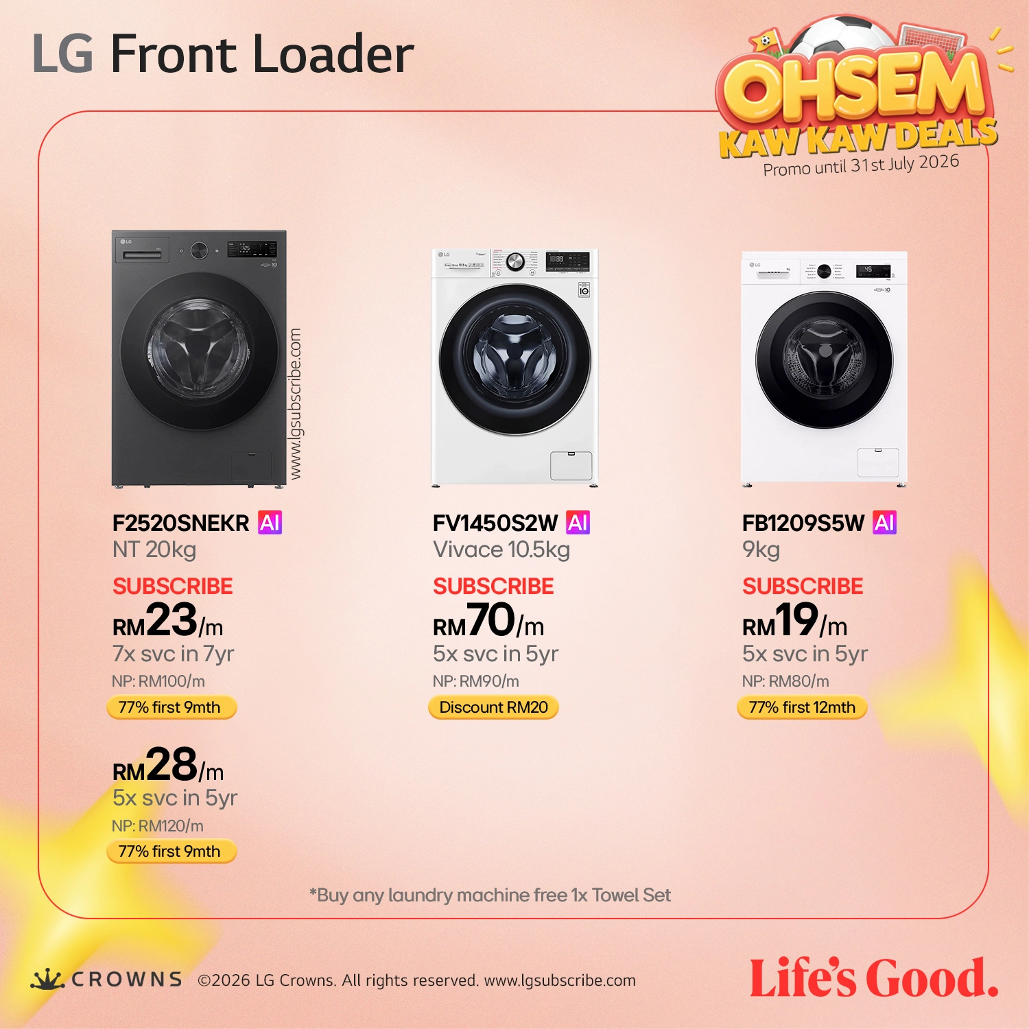 LG Front Loader