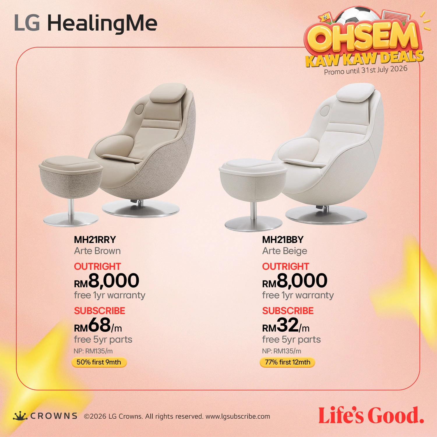 LG HealingMe Massage Chair