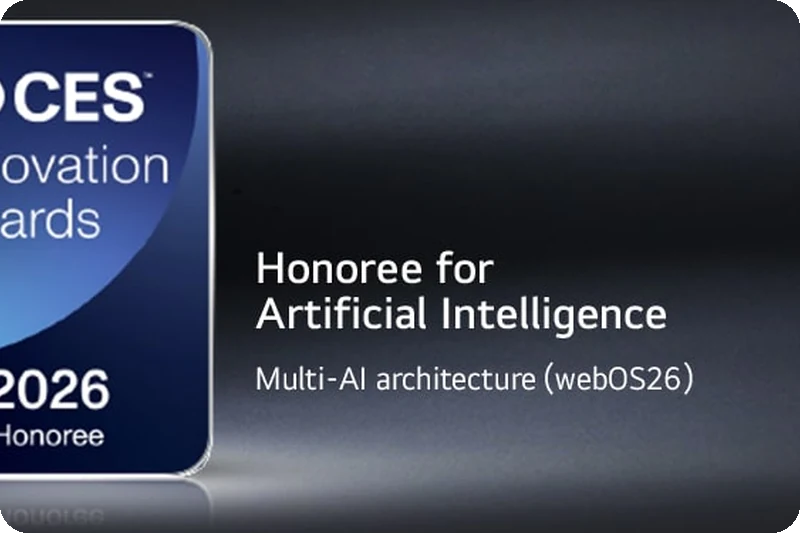Award-winning LG webOS interface with Google Gemini and Microsoft Copilot AI services.