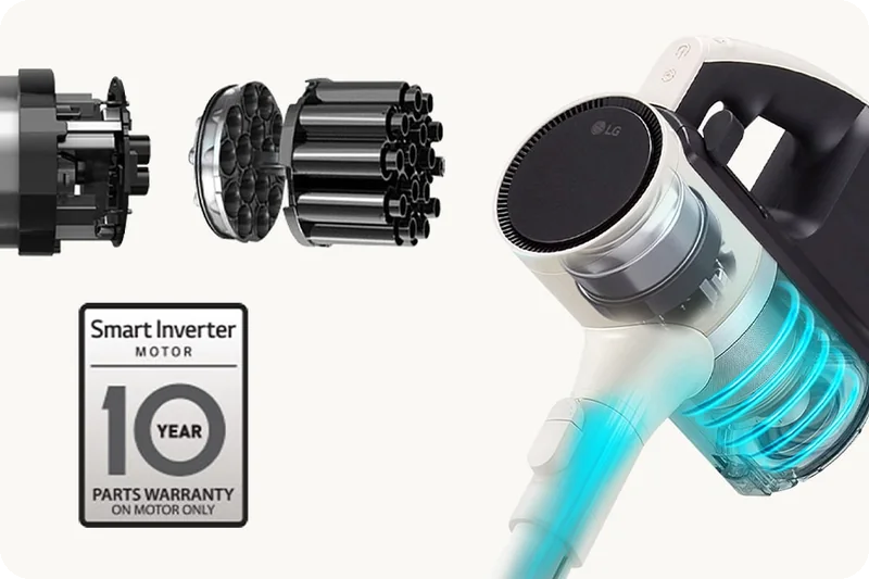LG CordZero A9X-RSTEAM Smart Inverter Motor