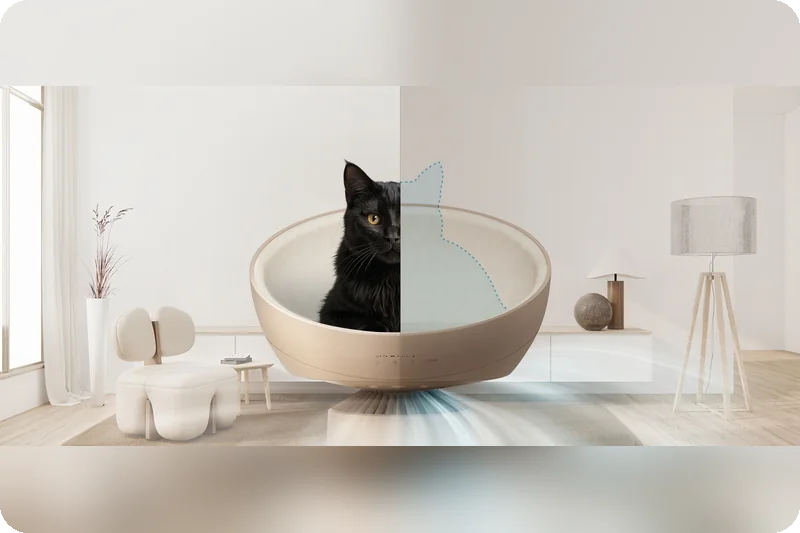 LG PuriCare AS25GCBZ0 Cat Relax mode with quiet air purification