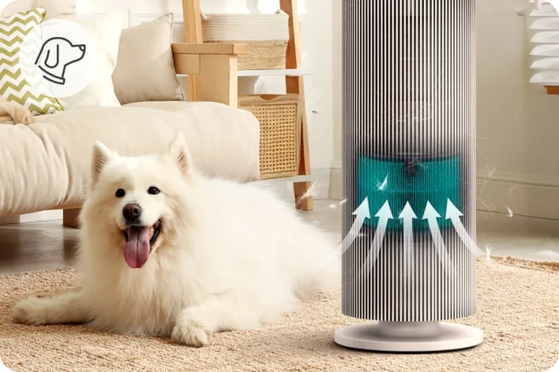 LG PuriCare AS55GGSY0 Pet Mode and photocatalytic pet filter