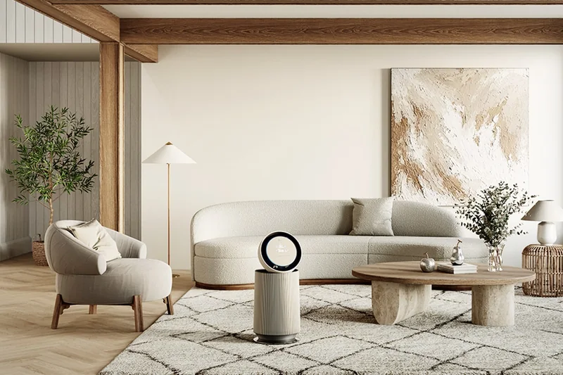 LG PuriCare AS65GDBY0 in a modern living room
