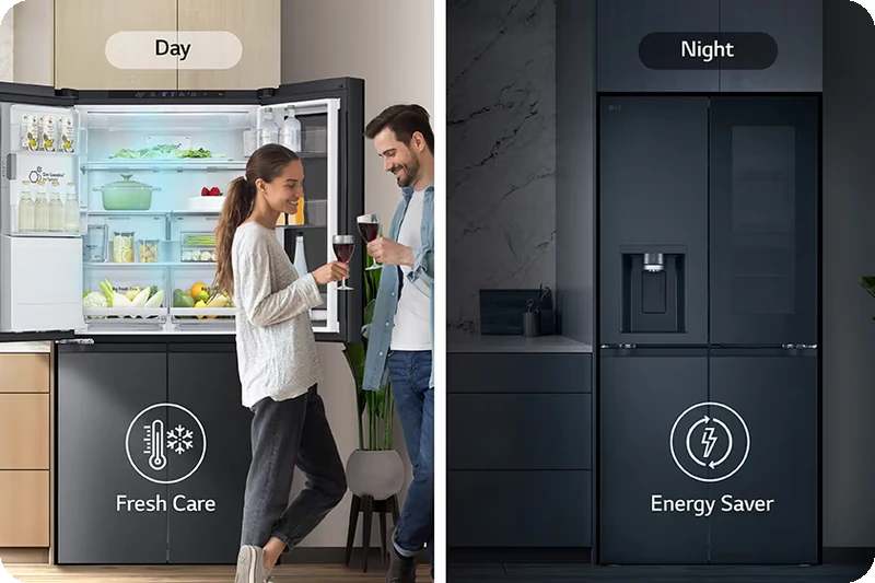 LG Smart Learner optimizing daytime cooling and nighttime energy use