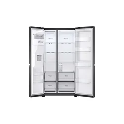 LG Side-by-Side Refrigerator V6 Dispenser 635L GC-J257SQNW Matte Black