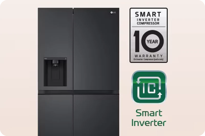 LG Smart Inverter Compressor with 10-year parts warranty