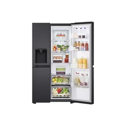 LG Side-by-Side Refrigerator VS6 641L GC-L257KQKR Matte Black