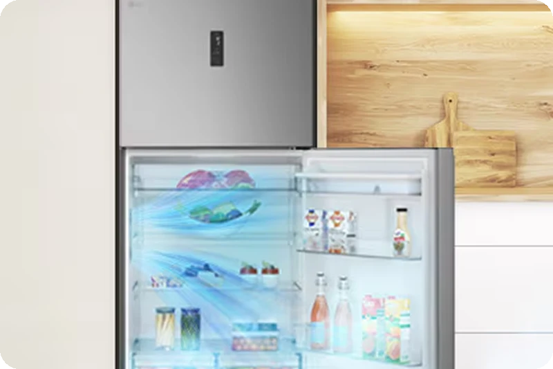 Smart Fresh Air reducing temperature rise during frequent door opening