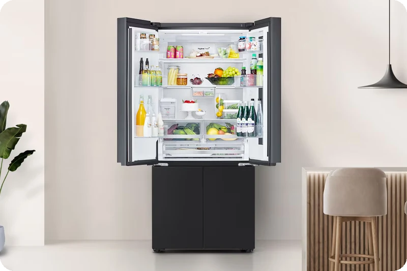 LG Smart Learner intelligent refrigerator cooling during daytime