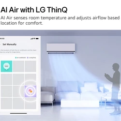 LG DUALCOOL Air Conditioner AI Air 2.5hp S3-Q2412GZC White