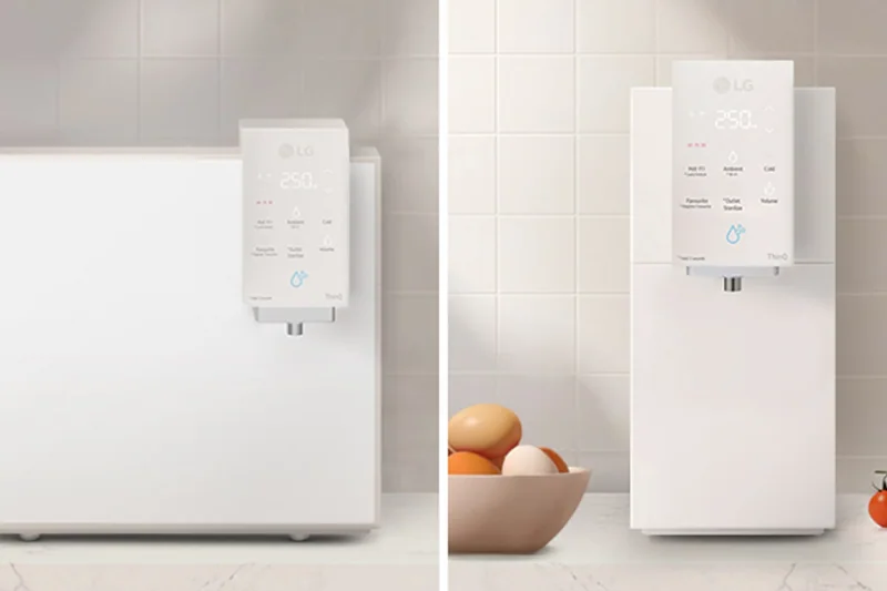 LG PuriCare WD518AN flexible horizontal and vertical installation