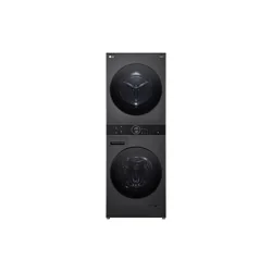 LG WashTower All-in-One Stacked Laundry Machine 14kg/10kg WT1410NHB Black