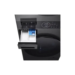 LG WashTower All-in-One Stacked Laundry Machine 14kg/10kg WT1410NHB Black