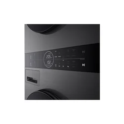 LG WashTower All-in-One Stacked Laundry Machine 14kg/10kg WT1410NHB Black