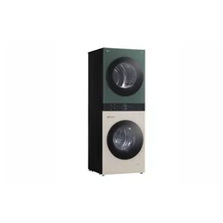 LG WashTower All-in-One Stacked Laundry Machine 25kg/20kg WT2520NHEGR Natural Green