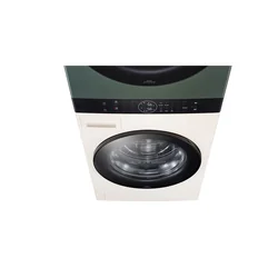 LG WashTower All-in-One Stacked Laundry Machine 25kg/20kg WT2520NHEGR Natural Green